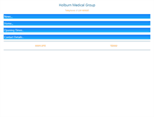 Tablet Screenshot of holburnmedicalgroup.co.uk